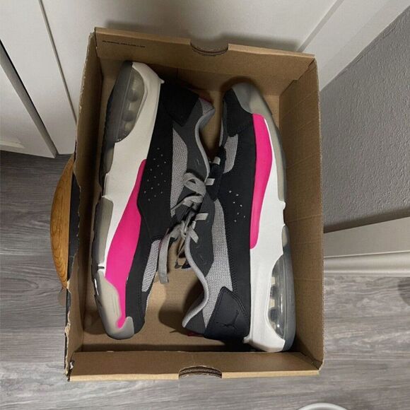 Nike Women Jordan Air Grey/Pink/Black 200E DH7381 080 Size 11 New - Picture 5 of 7